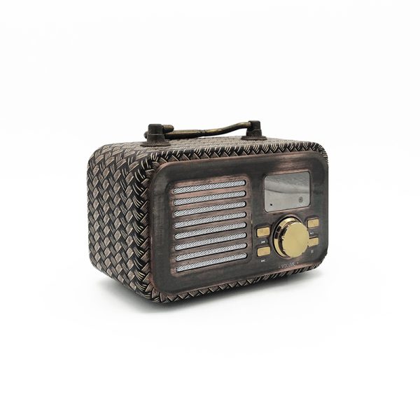 BL16 Enceinte Bluetooth en bois de style rétro