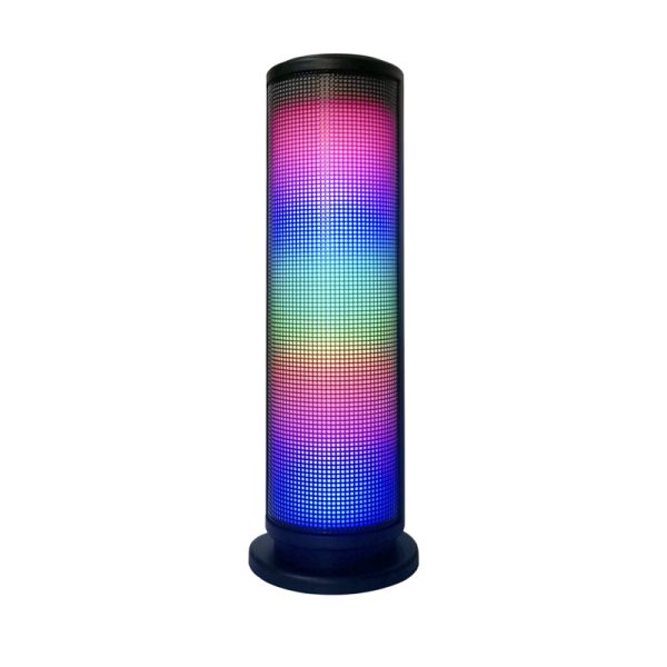 Enceinte tour Bluetooth BL60 TWS avec lampe torche colorée RVB